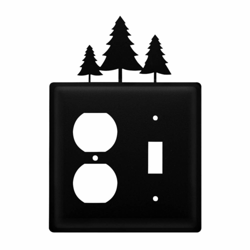 Wrought Iron Pine Trees Outlet & Switch Cover