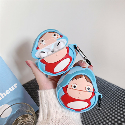 Ponyo AirPods Pro Case Stuck in Blue Baby AirPods Case