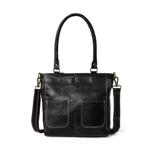 women's shoulder leather tote bag