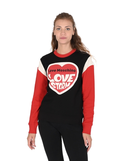 Love Moschino Womens Sweatshirt W 6 491 01 M 4055 4051 MULTI