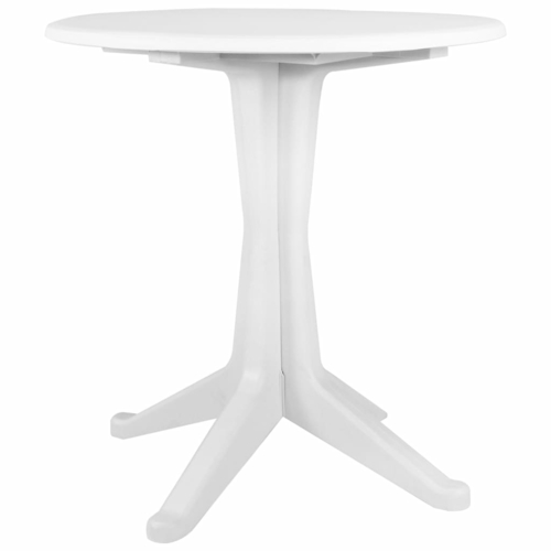 Garden Table White 27.6" Plastic