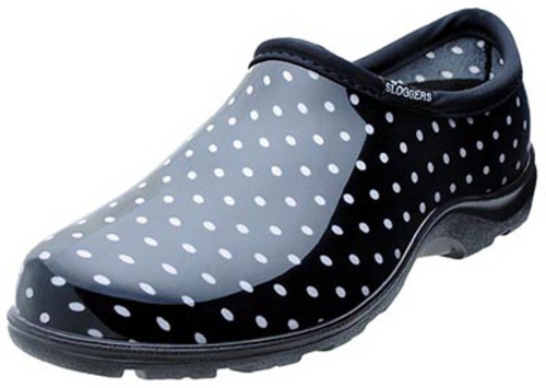 Principle Plastics 5113BP06 Polka Dot Garden Shoe- Size 6