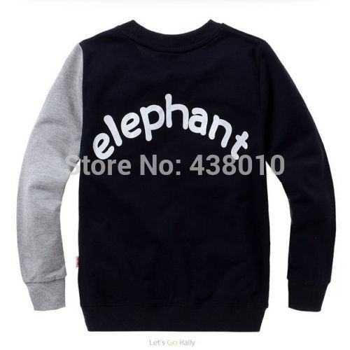 New baby Kids Boys Elephant print Long Sleeve T
