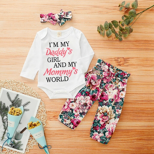 Toddler Baby Girls Letter Print Tops T