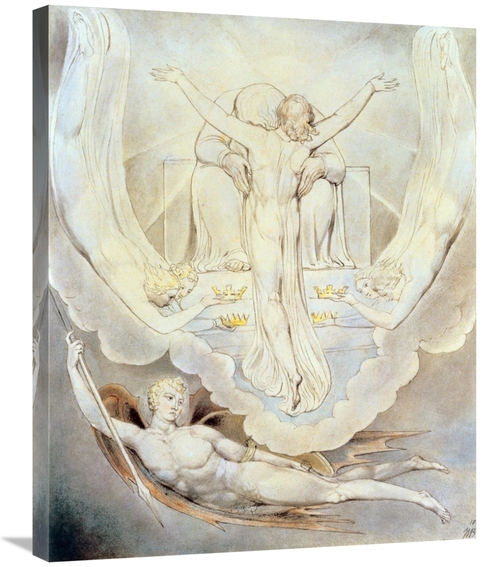 Global Gallery GCS-281716-30-142 30 in. Christ Offers to Redeem Man Ar