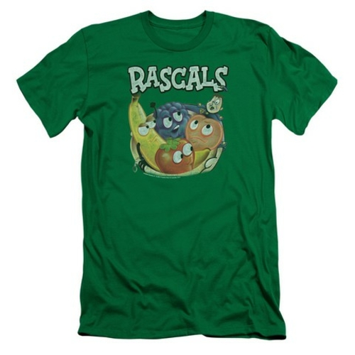 Trevco Dubble Bubble-Rascals - Short Sleeve Adult 30-1 Tee - Kelly Gre