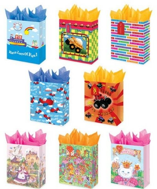 Gift Bags- Juvenile designs- Medium Size