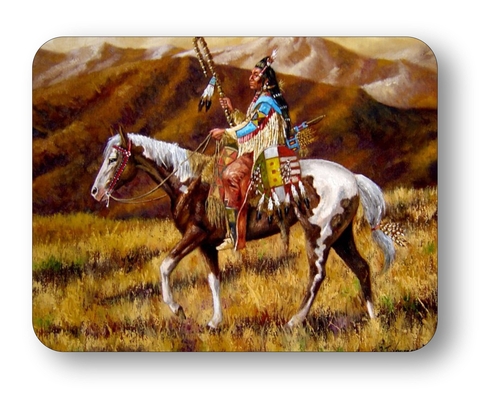 Native American Indian Celebriting Mouse Pad mousepad