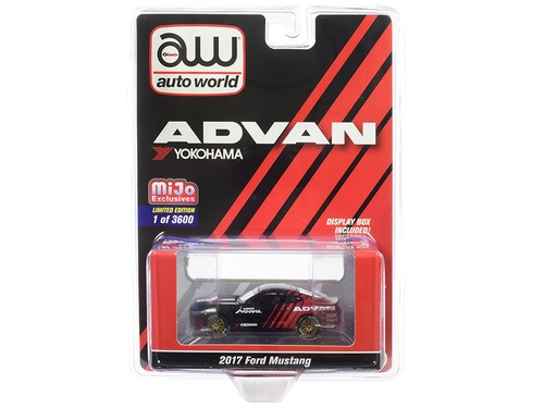 2017 Ford Mustang \ADVAN Yokohama\" Red and Black Limited Edition to