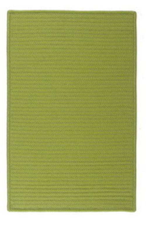 Colonial Mills Rug H271R048X072S Simply Home Solid - Bright Green 4 ft