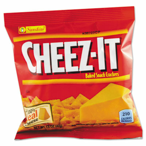 Keebler 12653 Cheez-It Crackers- 1.5oz Single-Serving Snack Pack