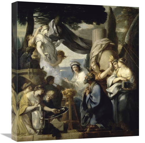 22 in. Solomons Idolatry Art Print - Sebastien Bourdon