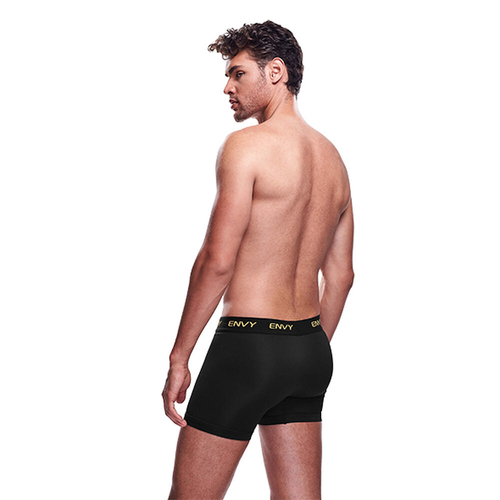 Men's Boxer Shorts Long Envy Black