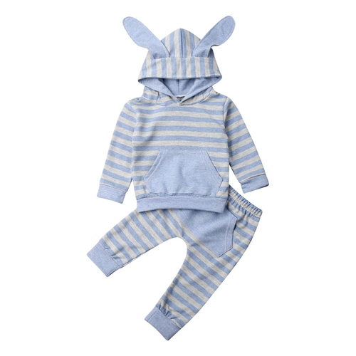 Infant Baby Boy Girl Clothes Sets 0 24M Striped