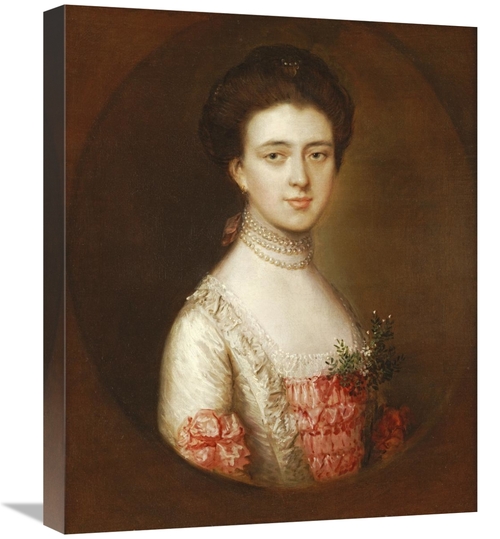 Global Gallery GCS-266353-22-142 22 in. Portrait of a Lady Art Print -