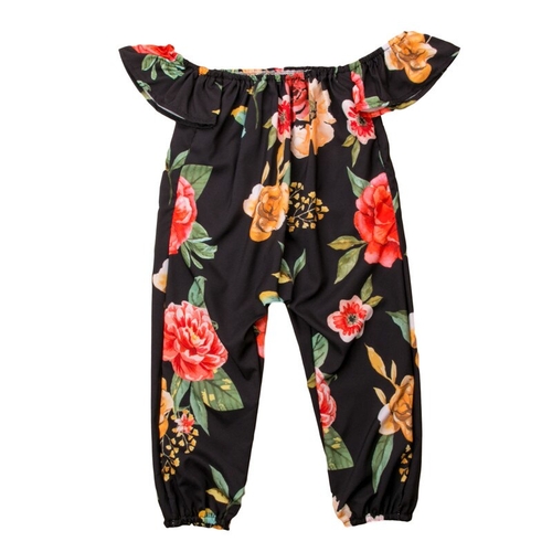 Newborn Toddler Kids Baby Girls Floral Romper