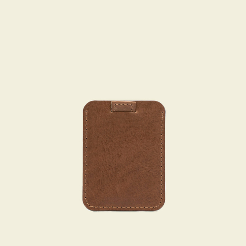 Full-grain leather cardholder - The Minimalist