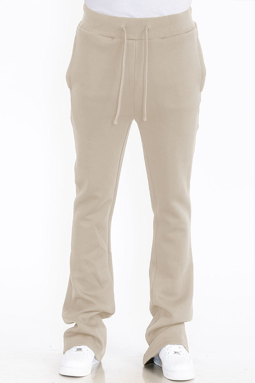 Stacked Flare Sweat Pants