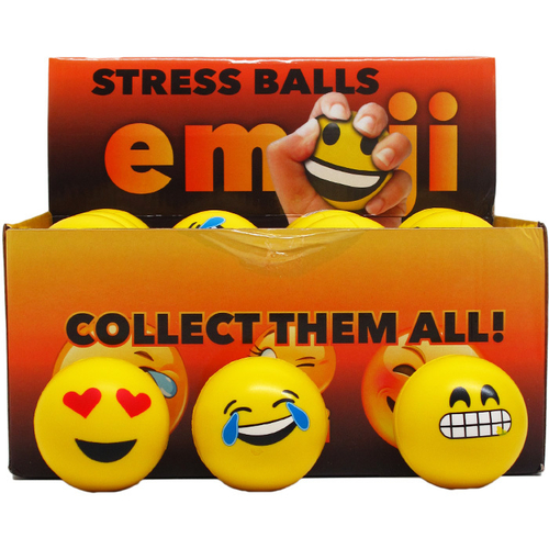 2.25" Assorted Styles Emoji Balls