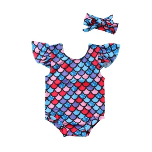 Toddler Kids Baby Girls Mermaid Bikini