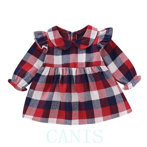 2019 Newborn Toddler Baby Girl Dress Long Sleeve