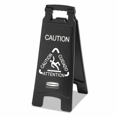 Rubbermaid Commercial 1867505 Executive 2-Sided Multi-Lingual Caution 