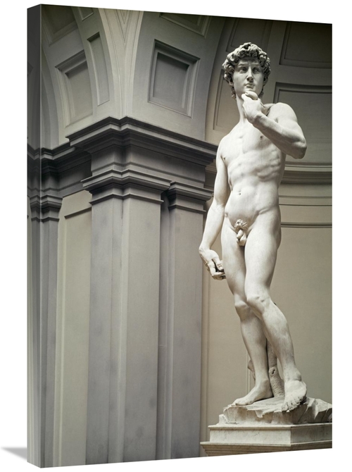 Global Gallery GCS-276934-30-142 30 in. David Art Print - Michelangelo