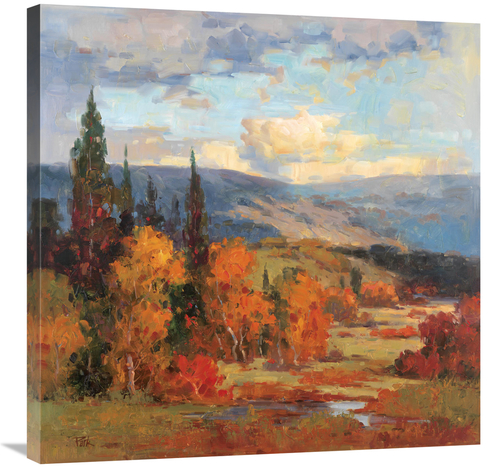 Global Gallery GCS-132108-3030-142 30 x 30 in. Autumn Mountains Art Pr