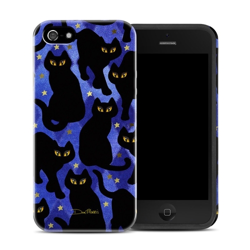 DecalGirl AIP5HC-CATSIL Apple iPhone 5 Hybrid Case - Cat Silhouettes
