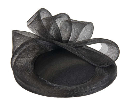 Black Custom Made Cocktail Hat