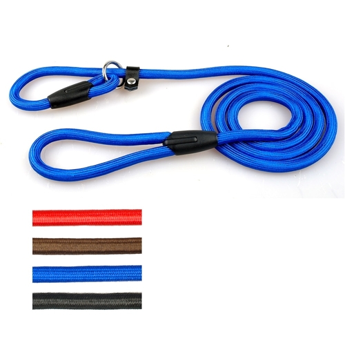 Nylon Dog Leash Adjustable Training P Collar Lead