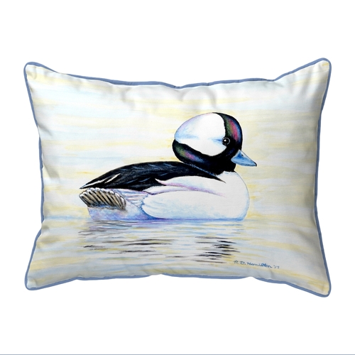 Betsy Drake HJ827 16 x 20 in. Bufflehead Duck Large Pillow