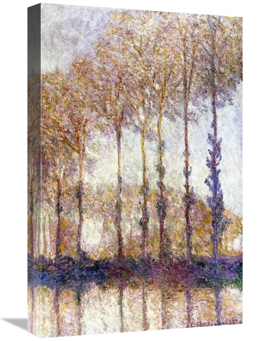 Global Gallery GCS-278694-22-142 22 in. Poplars Art Print - Claude Mon