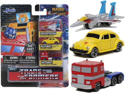 \Transformers\" 3 piece Set Release 2 \"Nano Hollywood Rides\" Diecast
