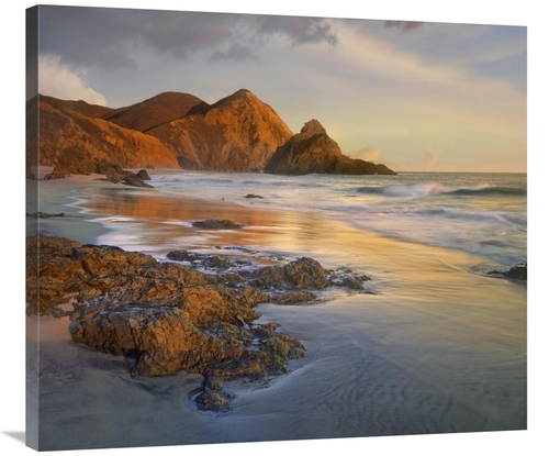 Global Gallery GCS-396089-36-142 36 in. Bean Hollow Beach, Big Sur