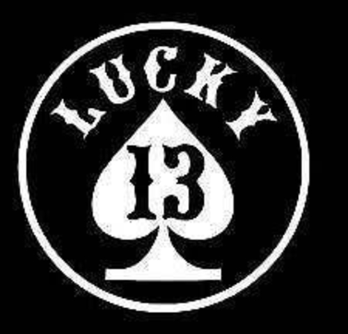 3 Inch Cloth  Patch Lucky 13