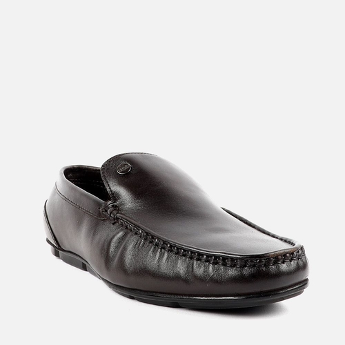 Men Pull on Loafer Shoes (Size-6) (Color-BLACK)