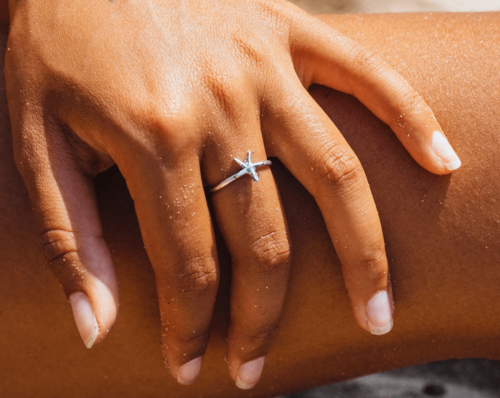 Starfish Adjustable Ring