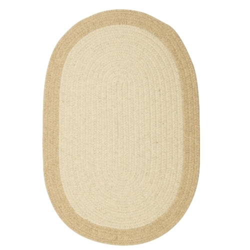 Colonial Mills Rug HN01R024X048 2 x 4 ft. Hudson Oval Braided Rug  Nat