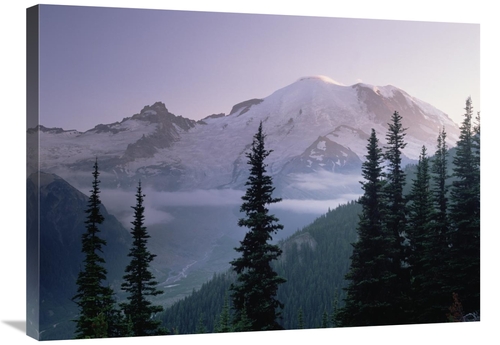 Global Gallery GCS-396718-2432-142 24 x 32 in. Mt Rainier As Seen at S