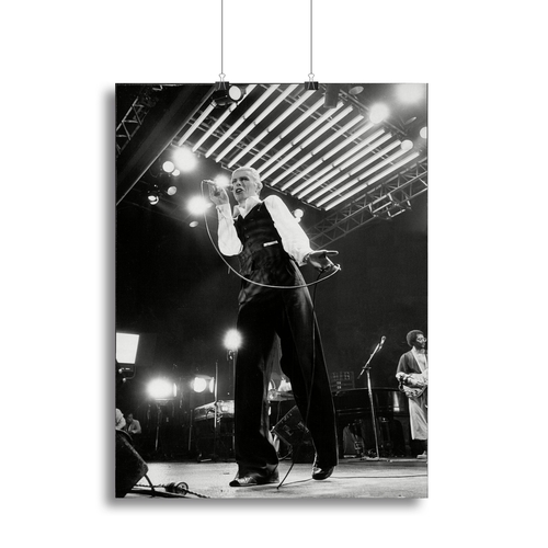 David Bowie at Wembley Canvas Print or Poster