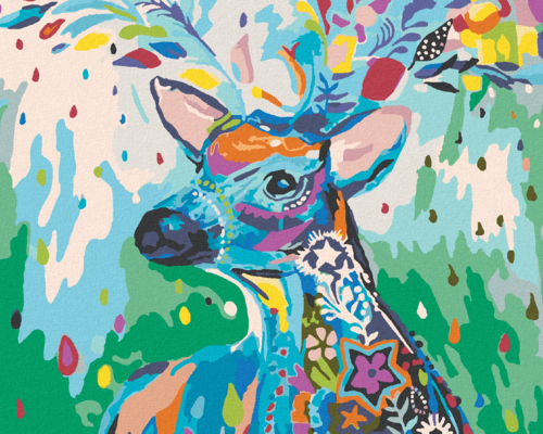 Paint by Numbers - DEER FULL OF COLOURS