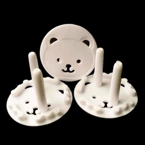 High Quality 10Pcs Cute Bear Power Socket Cover