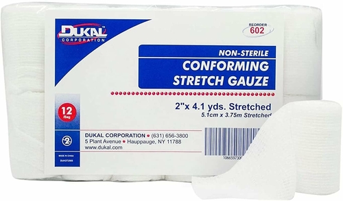 Conforming Stretch Gauze 2 inch x 4.1 yards. Case of 96 Conforming