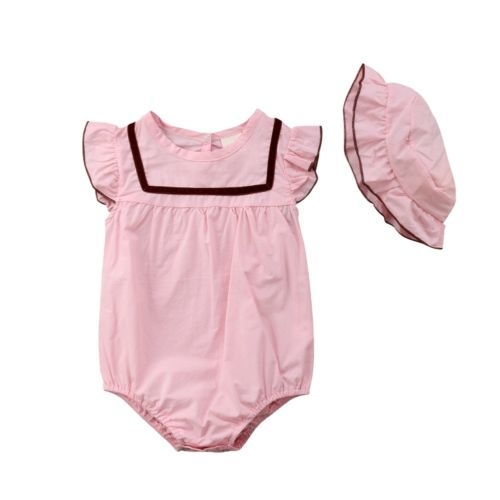 Newborn Baby Girl   Sleeveless Romper