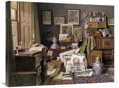 Global Gallery GCS-267327-36-142 36 in. Corner of a Study Art Print - 