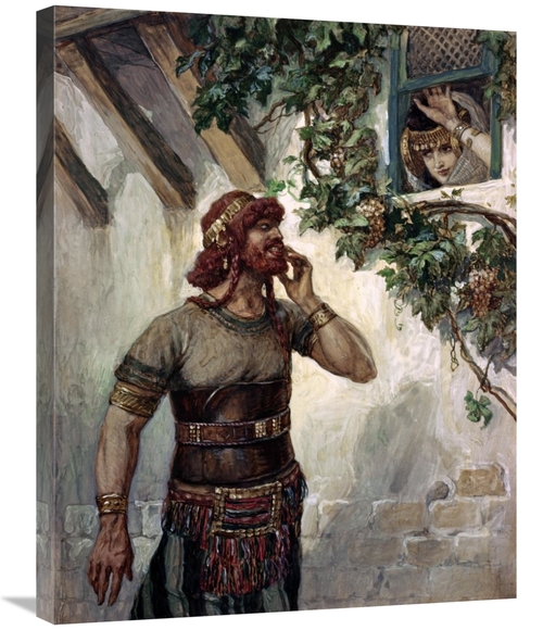 Global Gallery GCS-280494-30-142 30 in. Samson Seeth Delilah at Her Wi