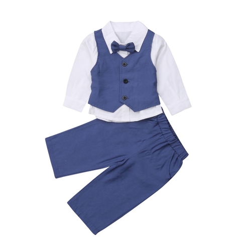 1 6Y Formal Toddler Baby Boy Kids Wedding Suit