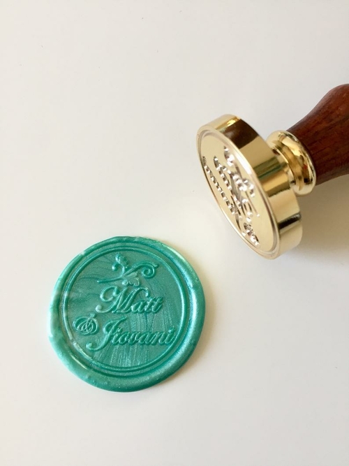 Personalized Wedding Wax Seal Stamp with name