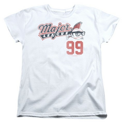 Trevco Major League-99 Short Sleeve Womens Tee, White - XL